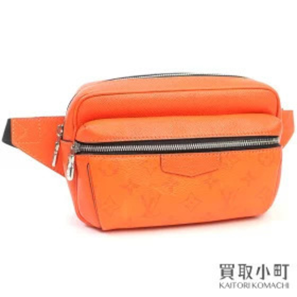 Louis Vuitton Bum bag Outdoor Monogram Taigarama Volcano Orange Waist Bag
